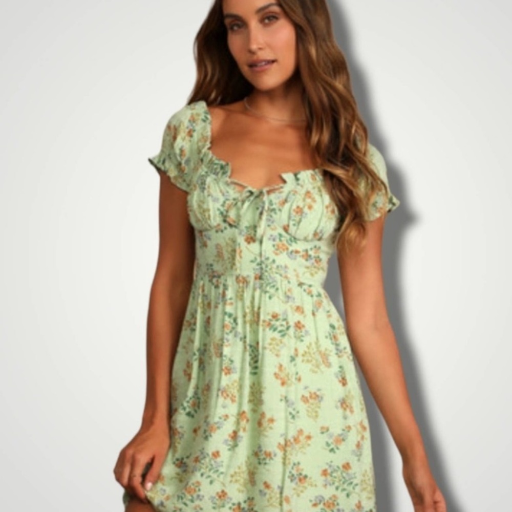 Lulus heart of sage dress